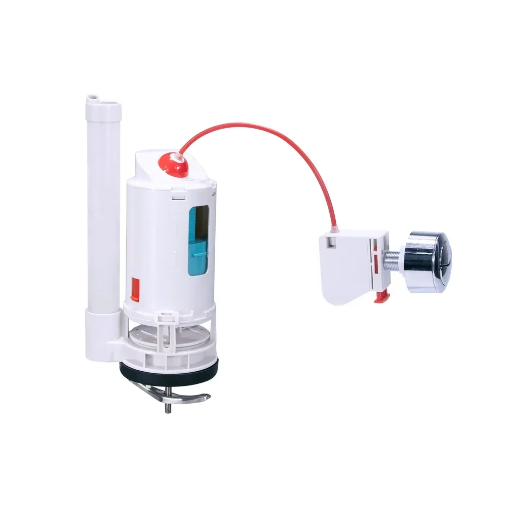 Replacement dual flush valve 2 inch toilet tank button drain valve accessories for easy installation ABS material