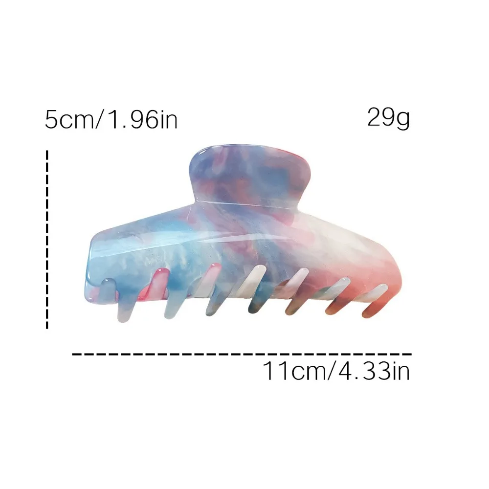 جديد الأشعة فوق البنفسجية اللون تغيير مقاطع مخلب الشعر تغير لون كبير في ضوء الشمس أغطية الرأس مقاطع القرش الملونة الهدايا #6