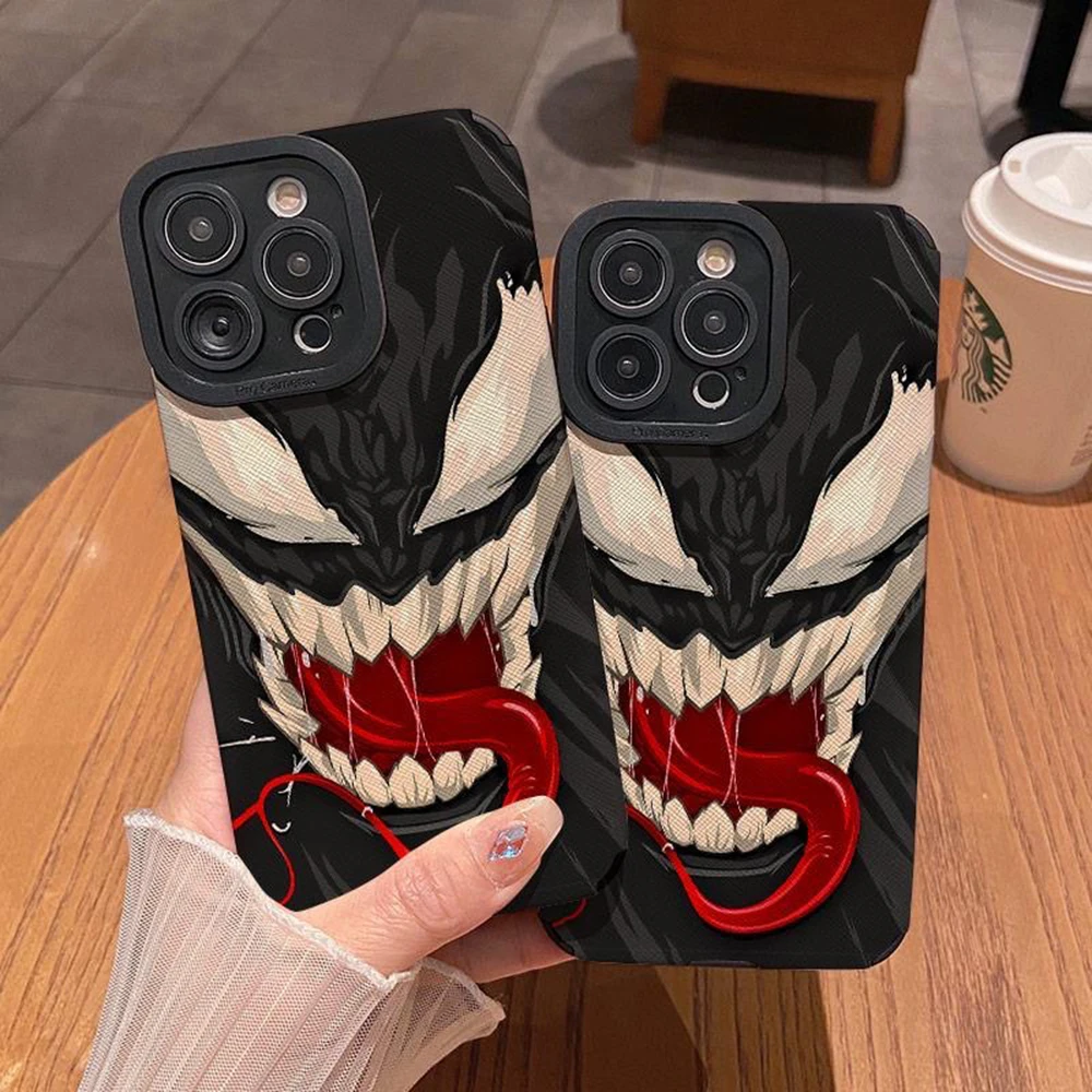 New Cool Ins Movie venoms 3 Phone Case For iPhone 16 15 14 13 12 11 Mini Pro Max X XR XSMax 8 7 6S Plus Soft Silicone Back Cover