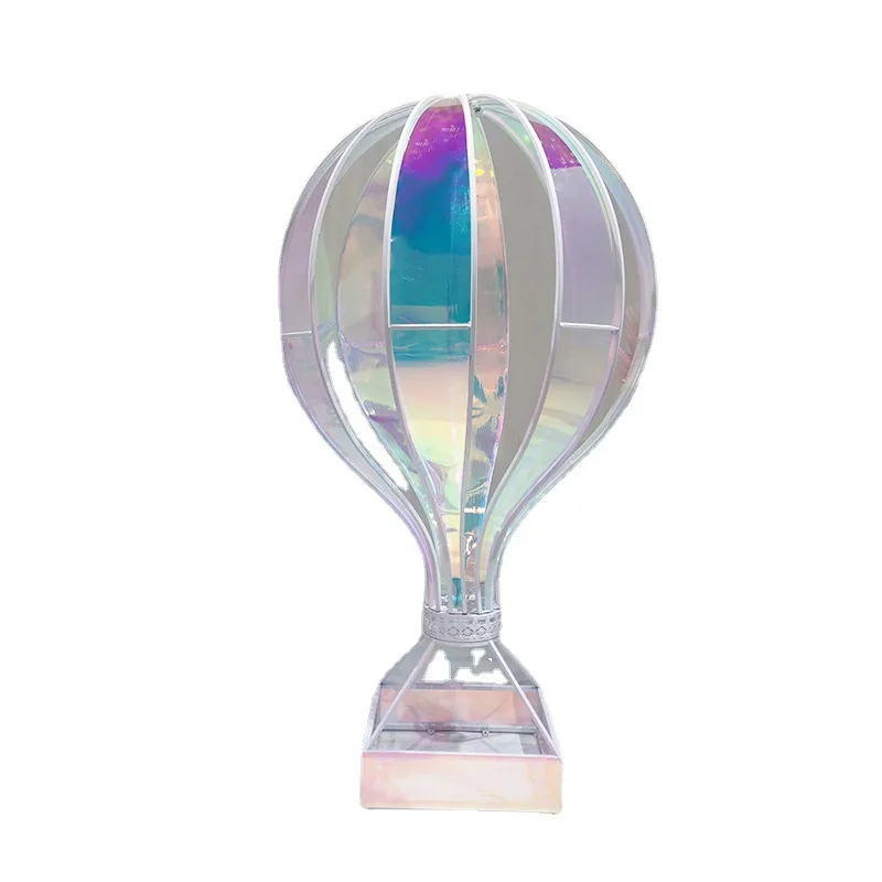 

Customized wedding props wrought iron landing large stage hot air balloon window decoration ornaments, props
