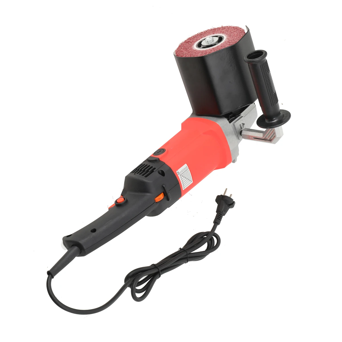 1400W Grinding Machine Satin Polisher 220V Electric Wire Drawing Burnishing Polishing Machine For Metal Steel Wood Polishing