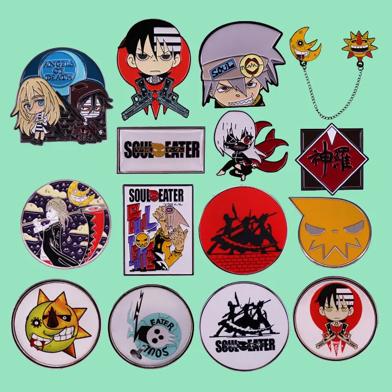 Interesting Cartoon Metal Brooch Creativity Anime Enamel Badge Lapel Accessories Denim Jacket Backpack Pin Decoration Medal Gift