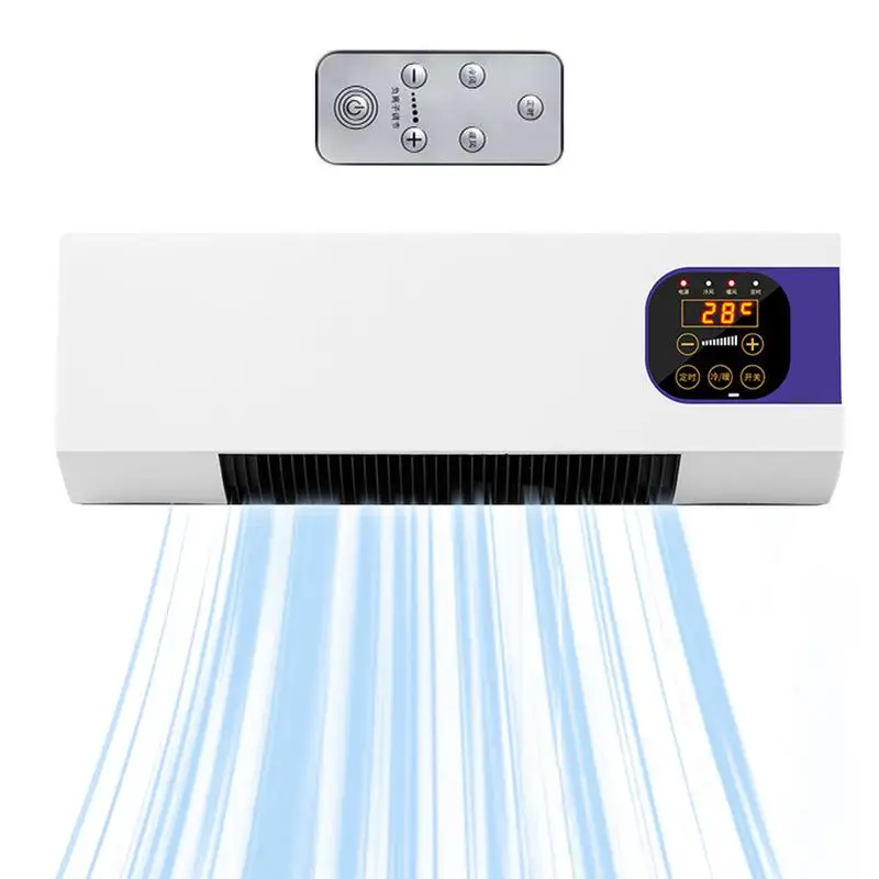 

Double Use Small Air Conditioner Adjustment Wall Cooling Machine Ac Unit with Remote Control and Intelligent Timing for Bedroom