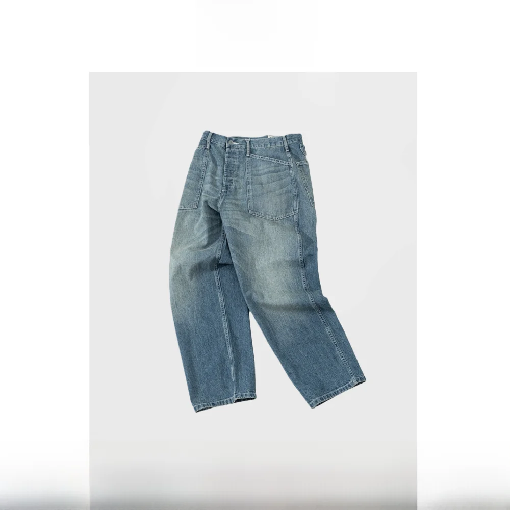 

Винтажные мужские джинсы свободного кроя, длинные брюки, осенняя модная повседневная одежда, прочные, качественные, без указания названия бренда