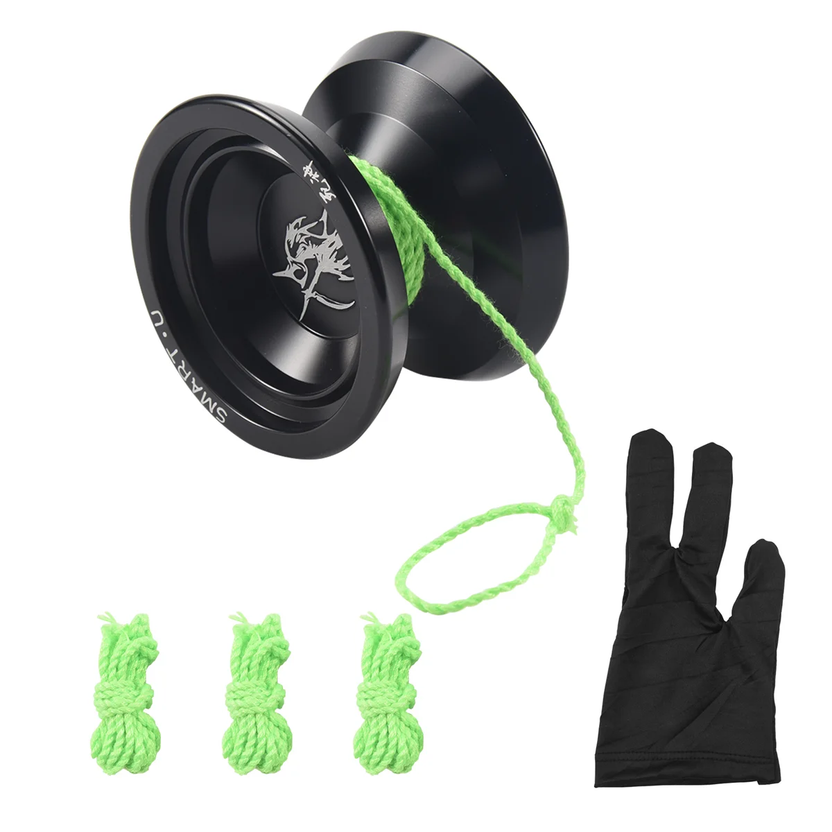 

BEBOOYOYO New Metal Yoyo Professional Yoyo Set Yo Yo + Glove + 3 Rope S2 Yo-Yo Classic Toys Diabolo Gift For Children