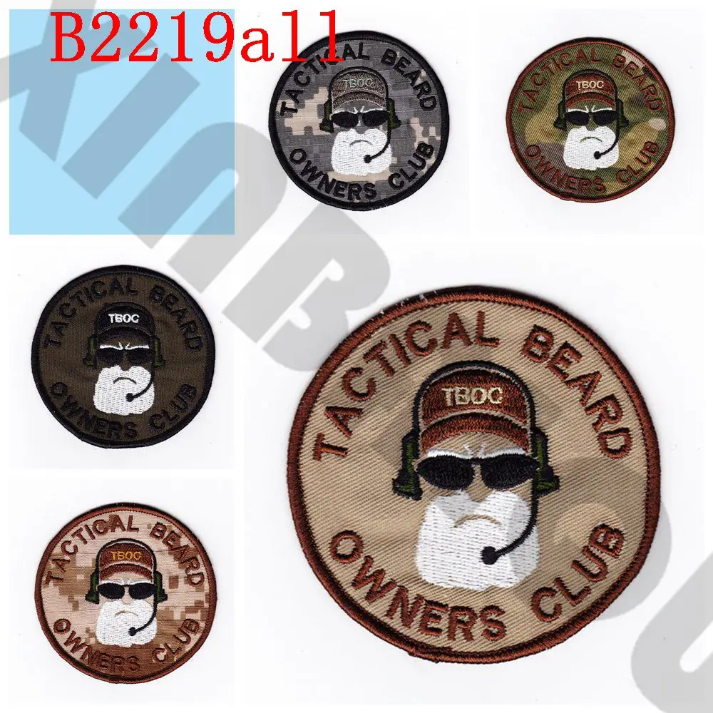 Embroidery Patch NSWDG DEVGRU Seal Team 6 Tactical Beard Owners Club Morale