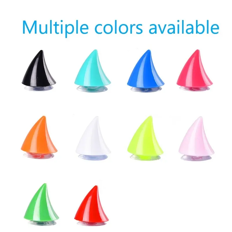 

Electric Bikes Helmet Decoration Luminous Size Horn Motorcycle Helmet Demon Suction Cup Horn Universal Decoration Personality