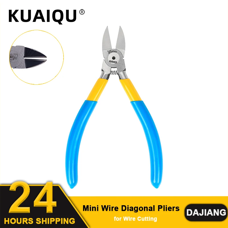 

Multifunctional Mini Portable Diagonal Pliers Stainless Steel Multitools Jewelry DIY Making Wire Cutting Hand Tools With Spring