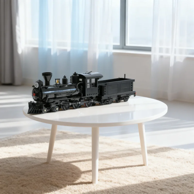 

948pcs MOC Sierra Railway No 3 Locomotive Train Model Building Blocks Toy Gift Creative Display Collectible Desk Premium Adult