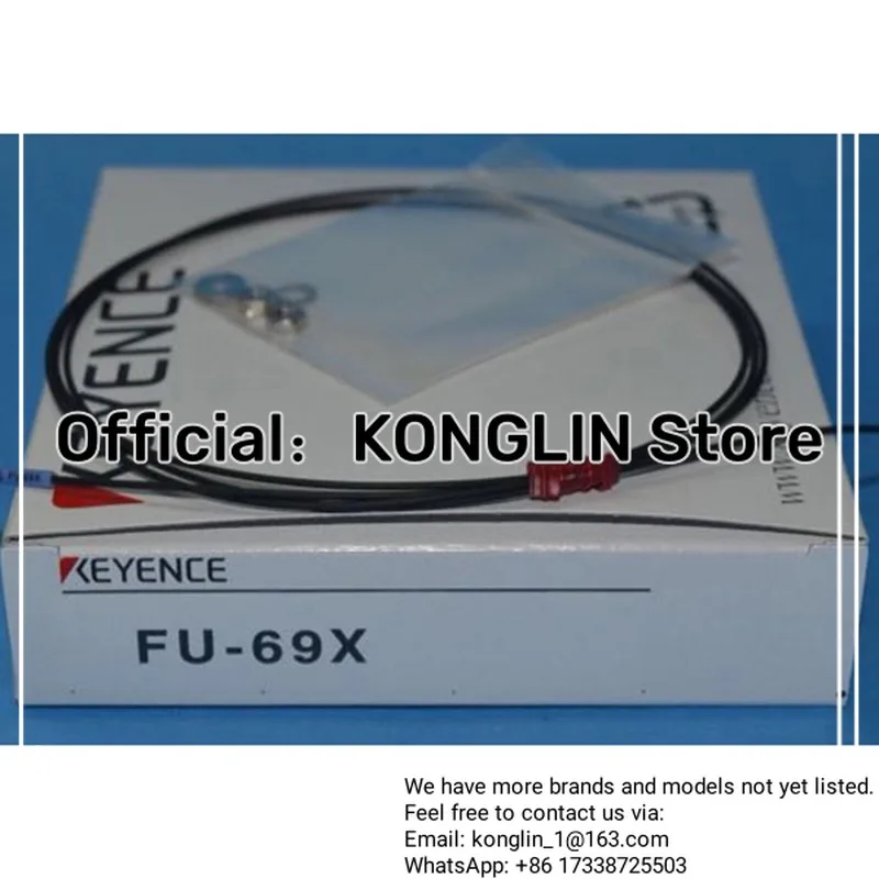 

【Свяжитесь с нами для дополнительных моделей】 1 шт. оптоволоконный датчик Keyence FU-69X, новый FU69X