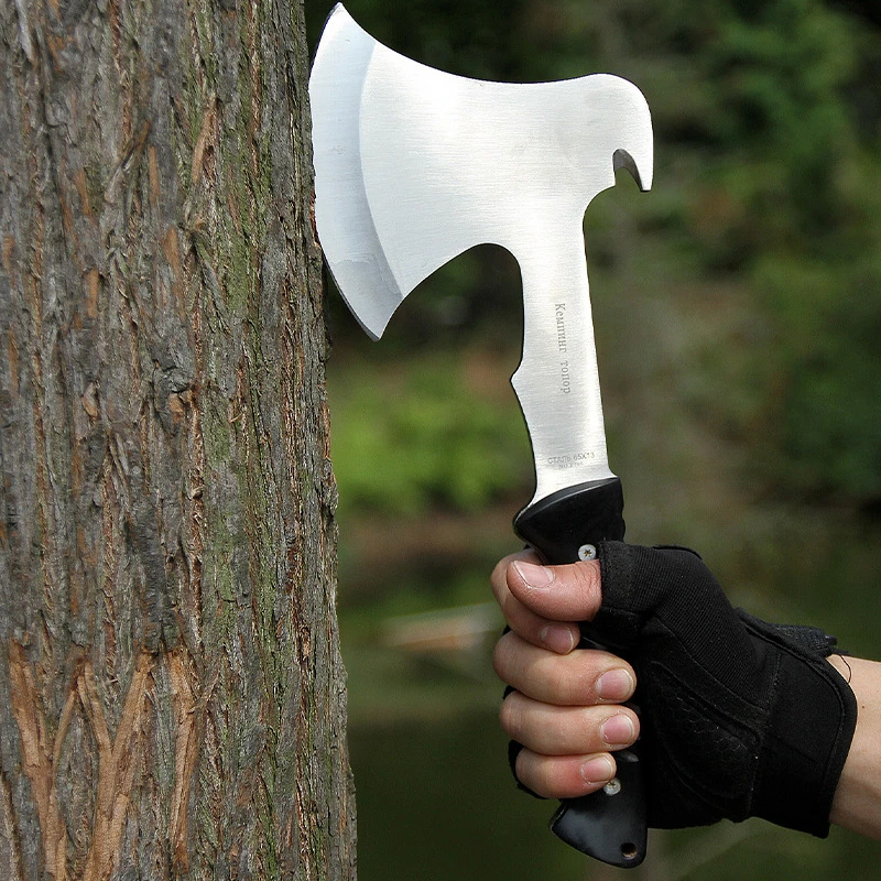 فأس تكتيكي خارجي - إنقاذ من الحرائق، والتخييم، والتسجيل، وفتح الجبال |   فأس اليد الثقيلة