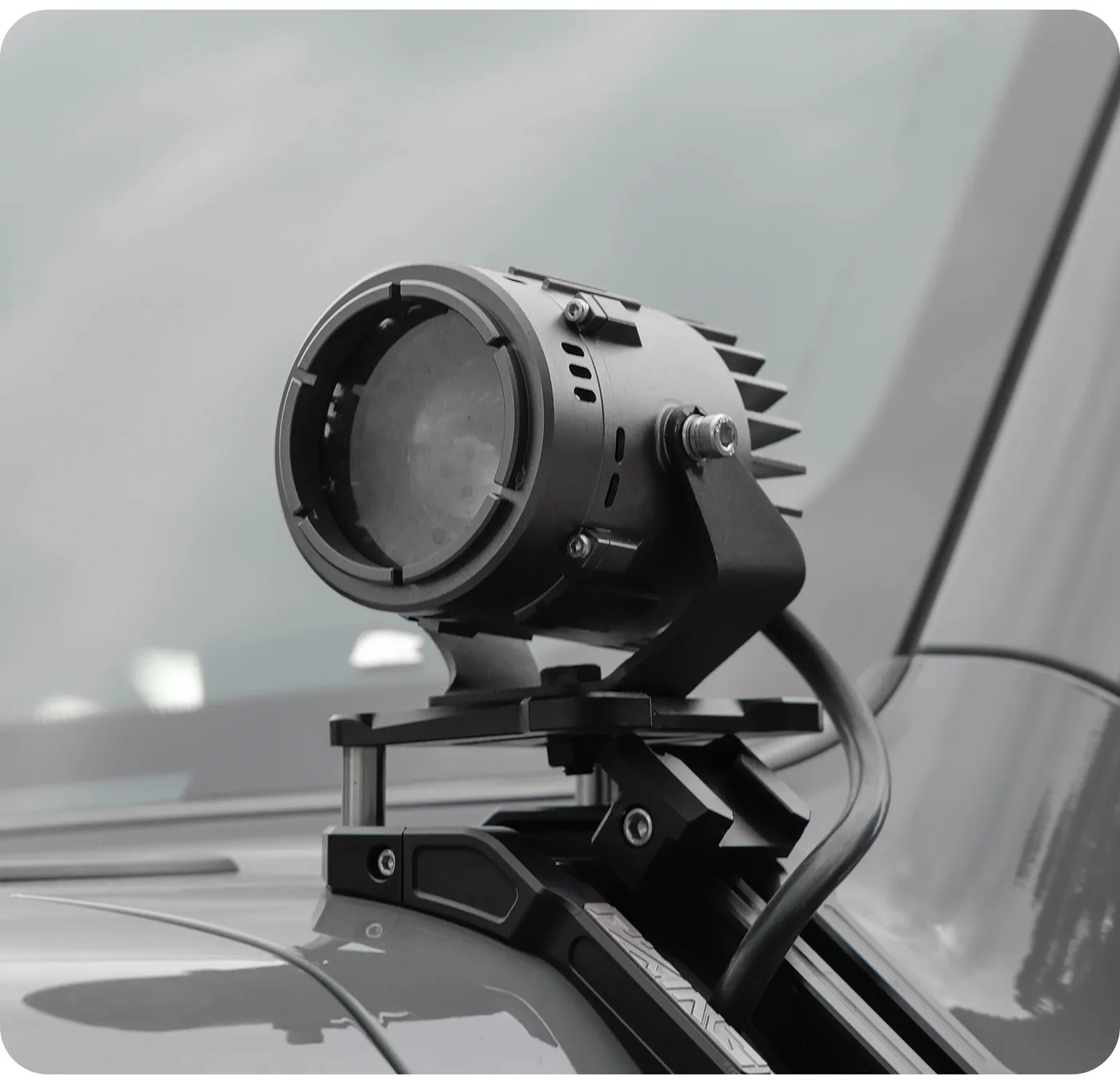 Car Spotlight 160W Off-road LED High Beam Auxiliary Light SUV Pickup Modified Searchlight Yellow Spotlight for Tank 300 for Jeep detail image 16