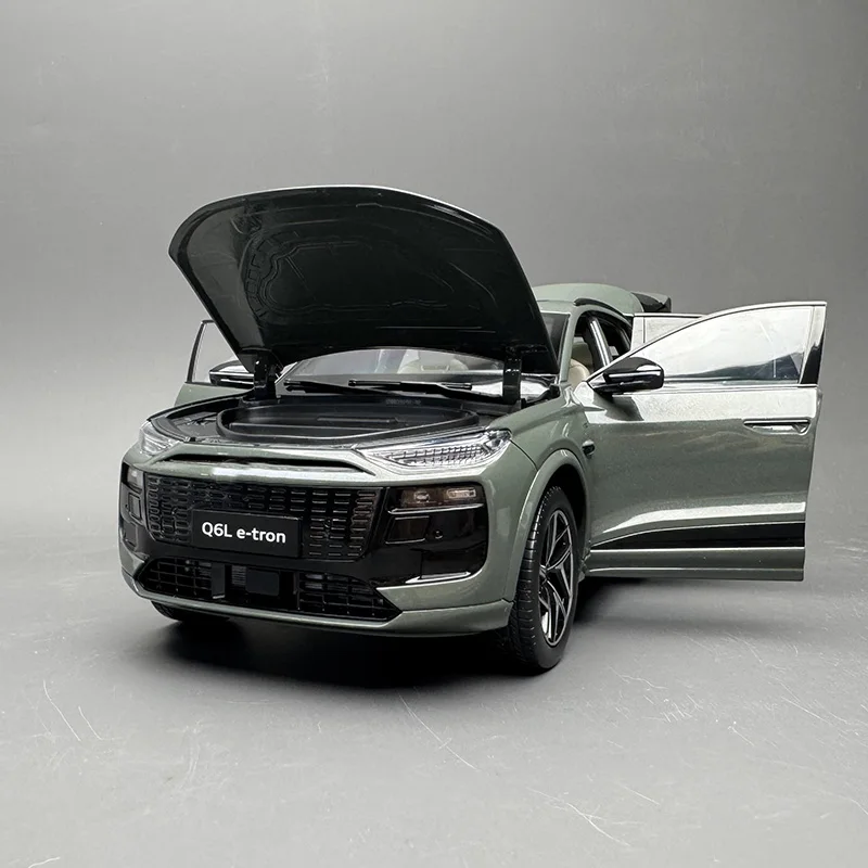 Modèle de voiture en alliage de simulation 1:18 pour SUV Q6L e-tron, collection, cadeau, jouet