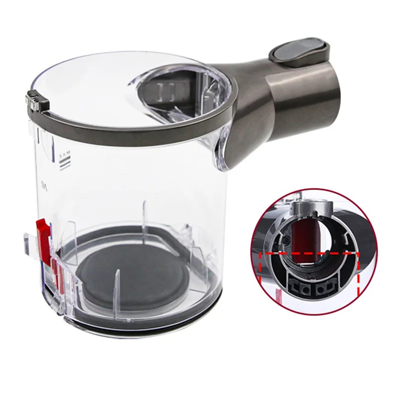 AD24 Replacement Dust Cup Bucket For Dyson V6 DC58 DC59 DC62 DC74 Vacuum Cleaner Parts Vacuum Dustbin Type B Interface