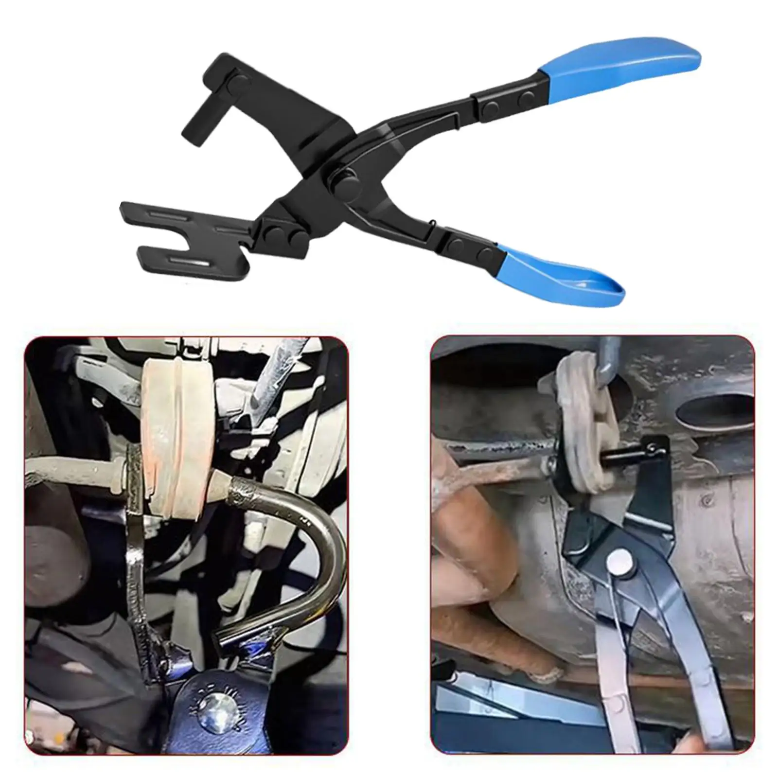 Automotive Exhaust Clamp Removal Tool Precision Non Slip Exhaust Hanger Pliers for Vehicle Exhaust System Repair