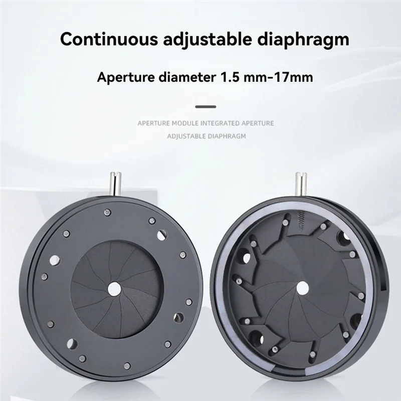 

1.5-17MM Manual Aperture Adjustable Mechanical Iris Diaphragm Iris Diaphragm For Digital Camera Microscope Iris SK17-New