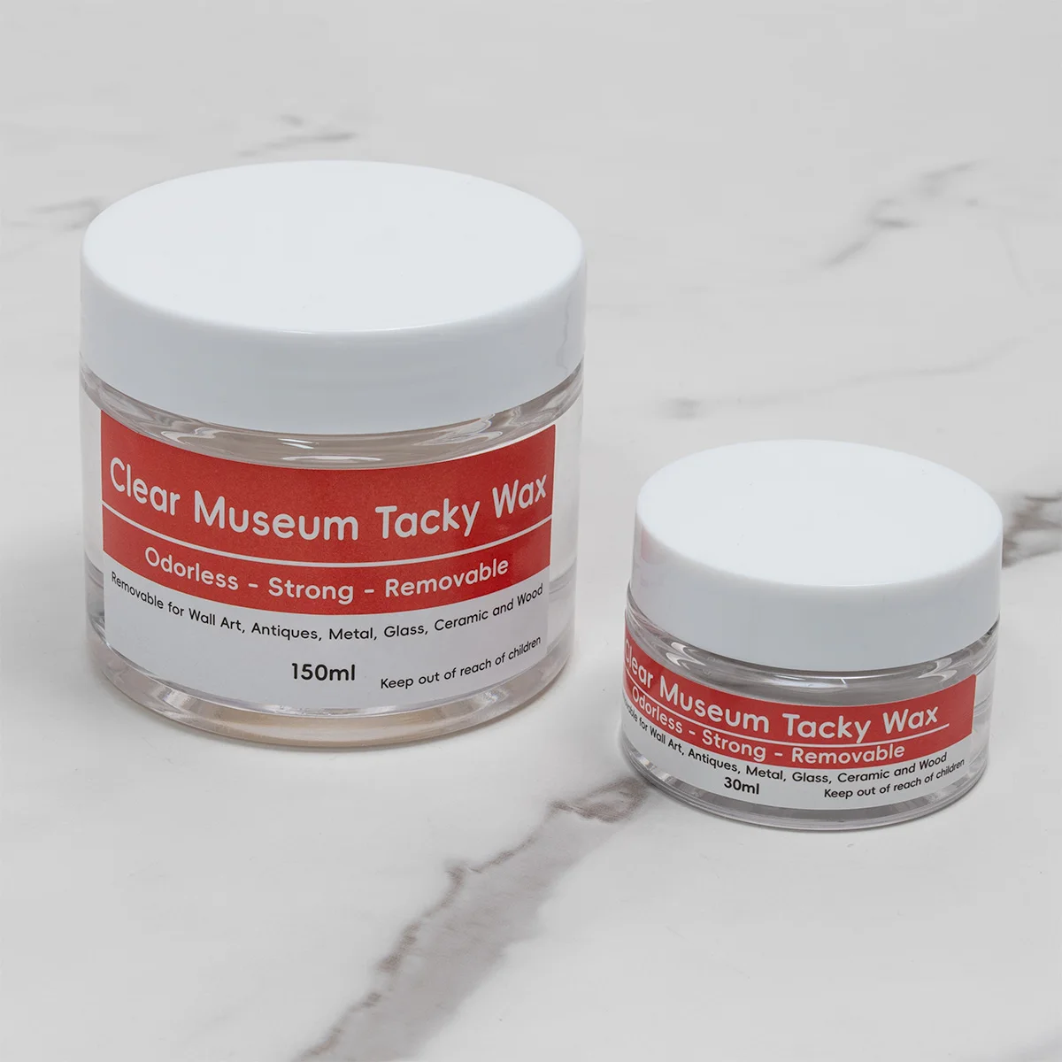 Tacky Wax Museum Adhesive Sticky Putty, Removable and Waterproof Adhesive for Festival Decoration and Glass Anchoring