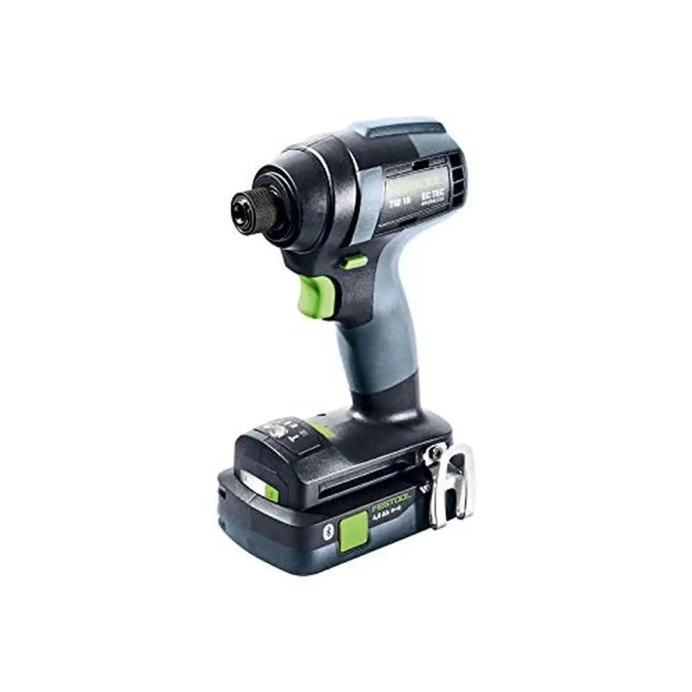 Impact Driver Set TID 18 HPC 18V 4.0 Ah I-Plus Brushless Motor Three Speed Levels Kickback Free Mechanism Compact Design LED