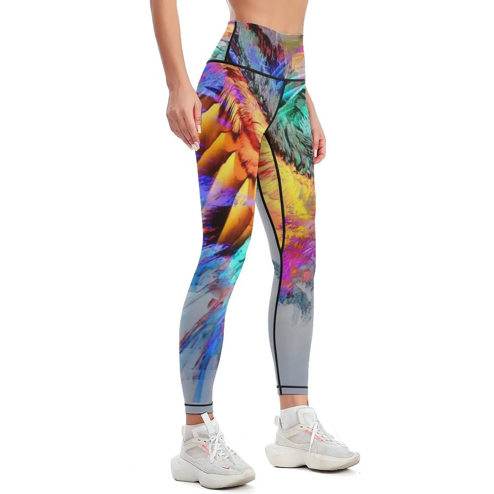 Macaw colour burst Leggings legings for fitness Women's pants Female legging pants Women's gym Womens Leggings