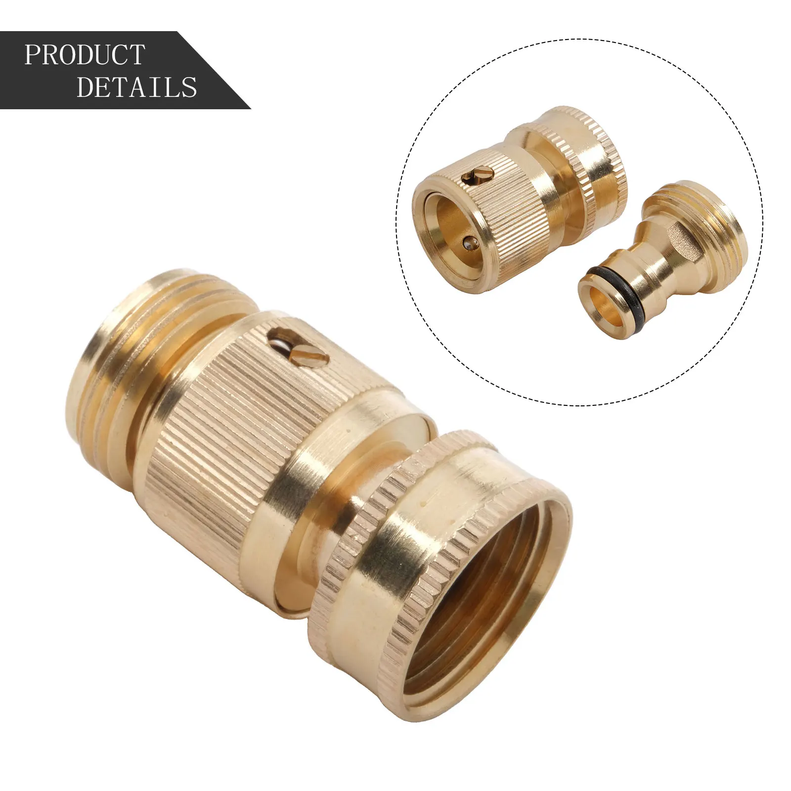 Hose Bib Splitter Spigot Adapter Hose Connector Standardized Garden Hose Swivel Coupling Systems And Use Brass