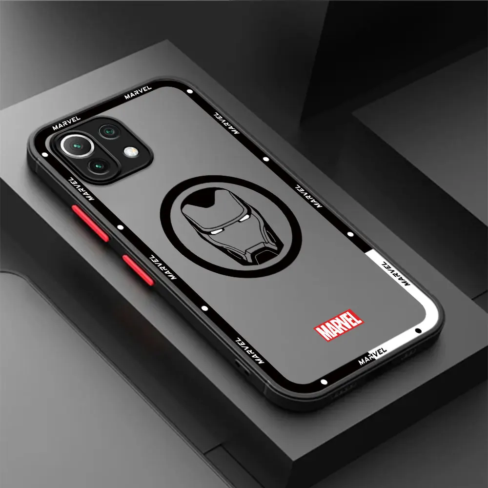 Custodia con Logo Marvel Hero per Xiaomi Mi 12T Pro 11T 10T 13 Lite 12 13 Pro 11 Lite 9T 12X 11T Cover antiurto in Silicone