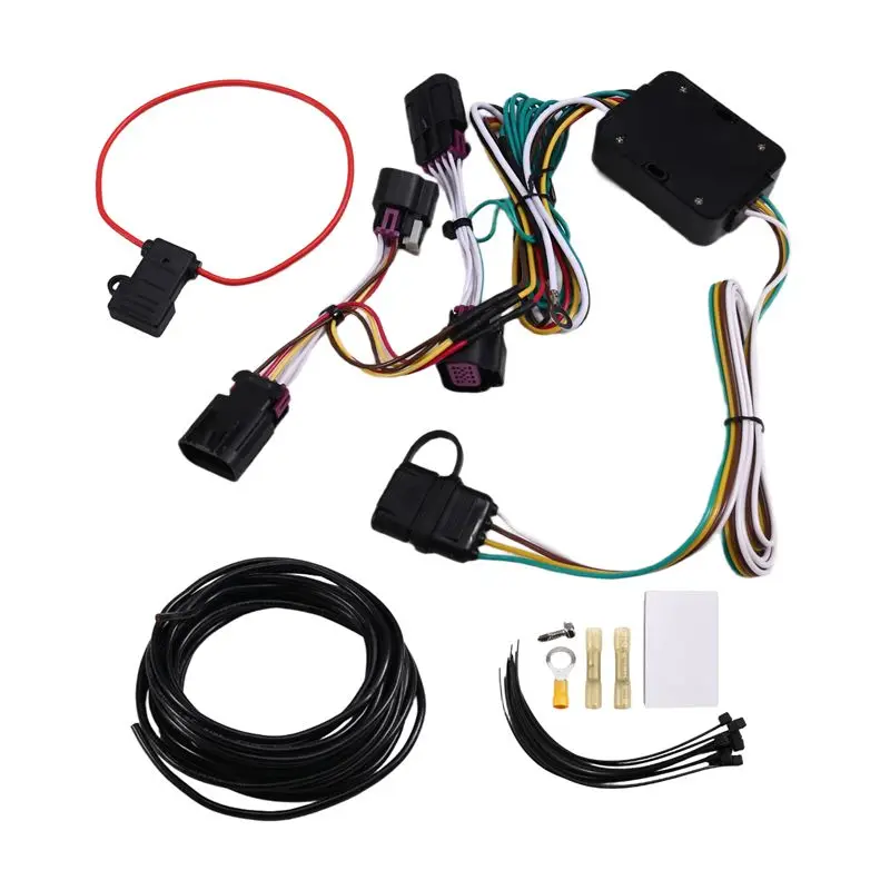 

Authentic Trailer Wiring Harness Kit For Ram Promaster 1500 2500 3500 2014-2023 4-Way Trailer Connector Plug