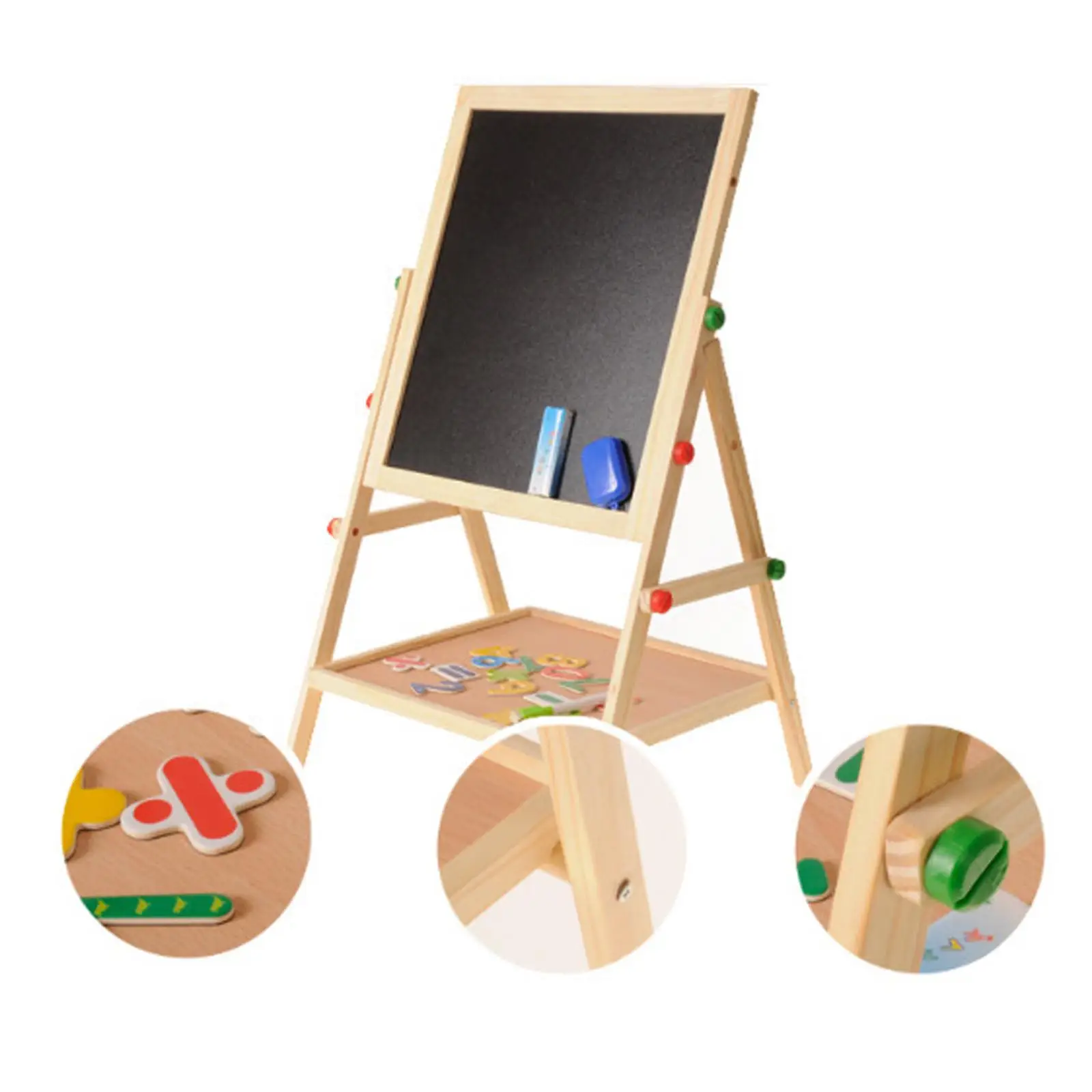 erase Board Chalkboard Standing Erase Board for Learning Indoor Birthday