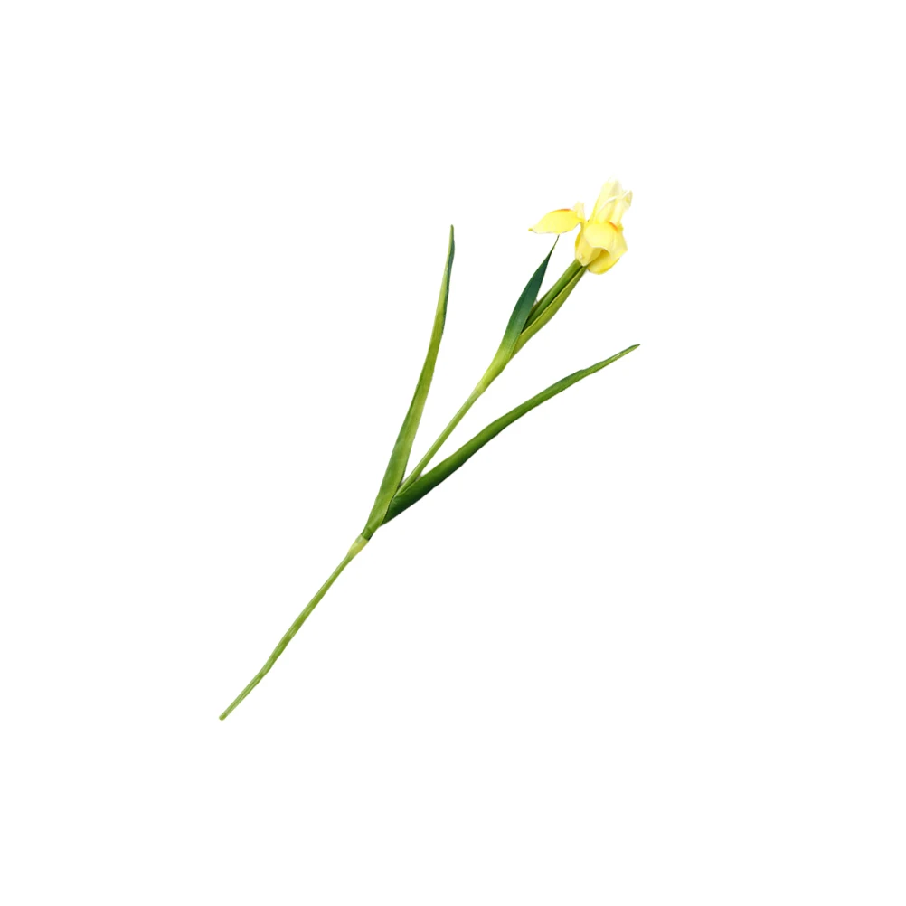 

Lifelike PU Iris Fake Flower Smooth Exquisite Eco Friendly Material Wedding Home Decor Assorted Colors Available