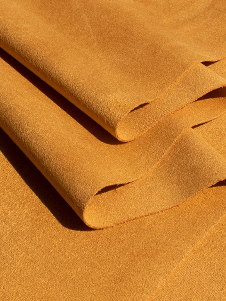 

Утолщенная замшевая ткань, шерстяная имитация меха оленя для шитья своими руками, пальто, осенне-зимняя ветровка, пальто, ткань на метр