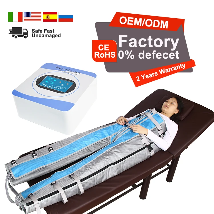 Botas de recuperación pressoapia profesional presoterapia masajeador drenaje máquina linfática desintoxicación presoterapia aire