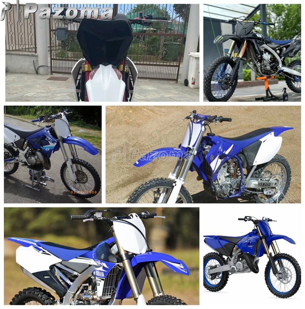 Motocross Dirt Pit Bike Plastic Front Number Plate Name Panels Flat Fairing For Yamaha YZ125 250 250F 450F WR250F 450F 2006-2014