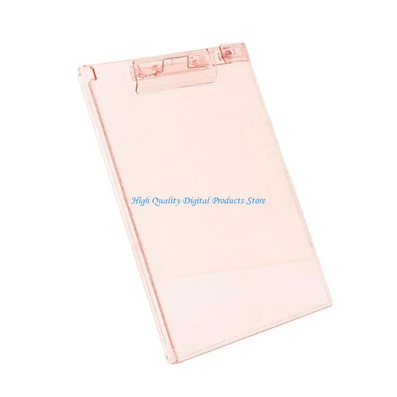 測定スケールとペンクリップを備えたU2Jeアクリルクリップボードオフィススクールの12.8x9inch