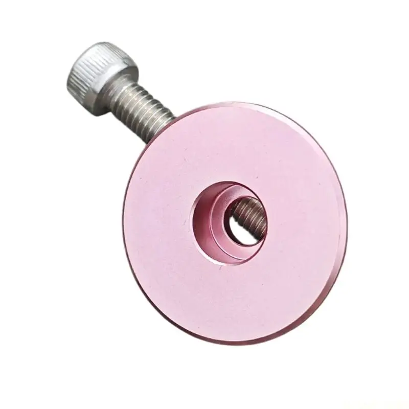 M5TC Aluminum Alloy Precisions Machined Bicycles Stem Cap, Headset Cap Threaded Design Cycle Headset Cover For Mountain Bikes