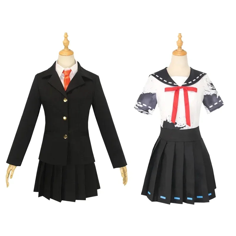 Game Anime Kawakami Tomie Cosplay Costumes Woman JK Uniforms The Dream Witch Tmoie Cosplays Halloween Carnival Terror Party