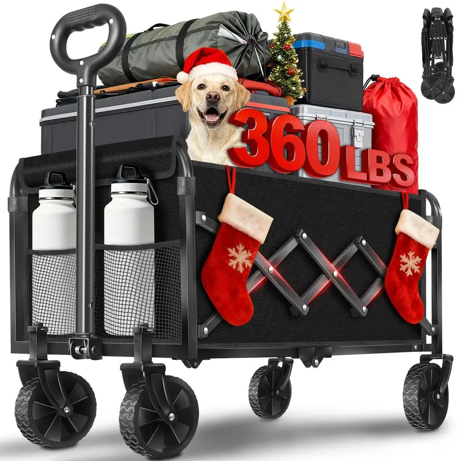 

Тележки Складной складной универсал с колесами Складная универсальная тележка Портативная для кемпинга, спорта, квадроциклов, тренажерного усилителя Trav