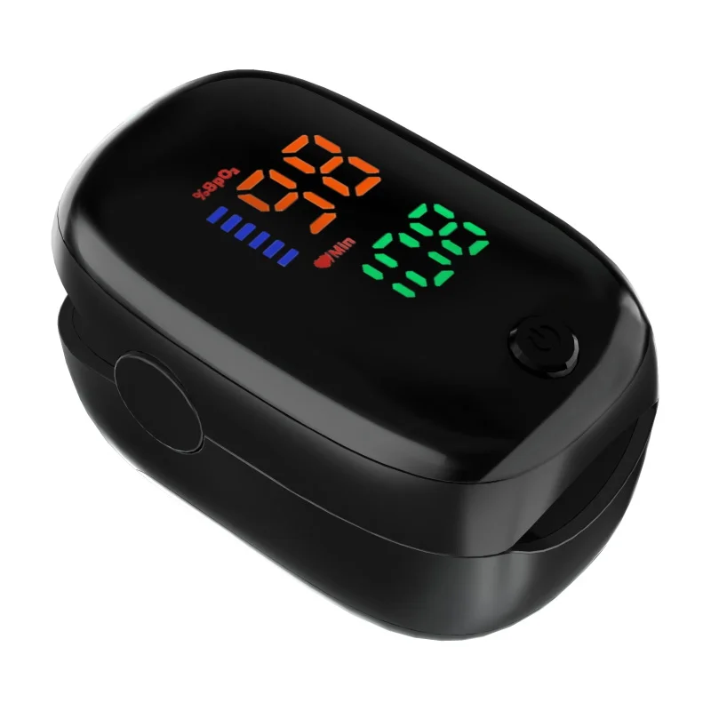 Oximeter Digital Finger Pulse Oximeter LED Screen Finger Clip SPO2 PR Heart Rate Monitor Blood Oxygen Saturation Monitor