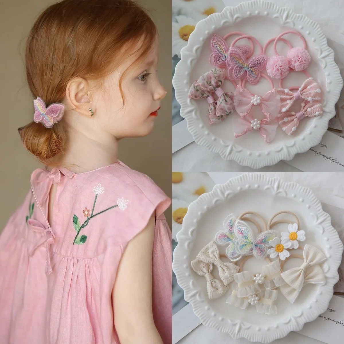 модные эластичные ленты для волос ручной работы