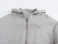 2024 Spring and Autumn New Casual Street Loose Oversize Hooded Zipper Hoodie Space Cotton Jacket Coat Lazy Women's Cardigan - Image 3