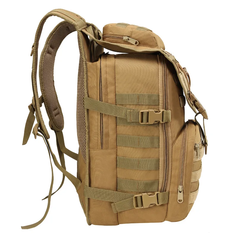 35L X7 Tactical Backpack Water-Resistant Oxford MOLLE Assault Pack with Breathable Mesh for Hiking Camping and Outdoor Travel