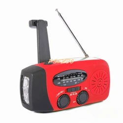 Outdoor Disaster Prevention and Emergency Portable Solar Powered Handheld Radio