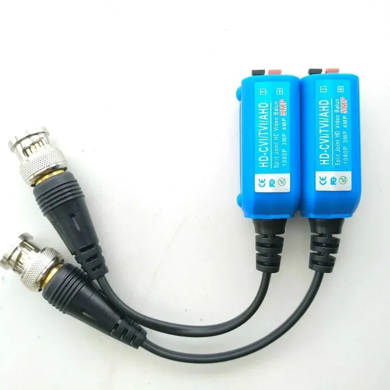 HD-CVI/TVI/AHD Passive Video Balun support 720P 960P 1080P 3mp 4mp 5mp HDCVI camera transmission by network CAT5E/6 cable 200m