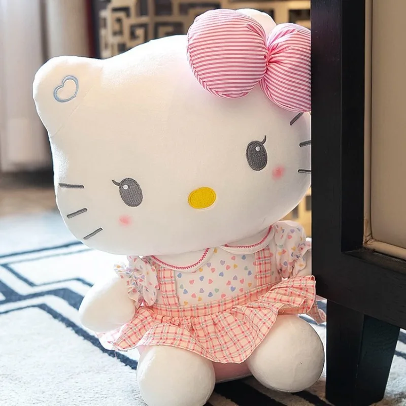 Sanrio Hello Kitty Anime Hello Kitty Stuffed Toys Plushier Soft Pillow Birthday Gifts For Girls Kawaii Hello Kitty Plush Dolls image 5
