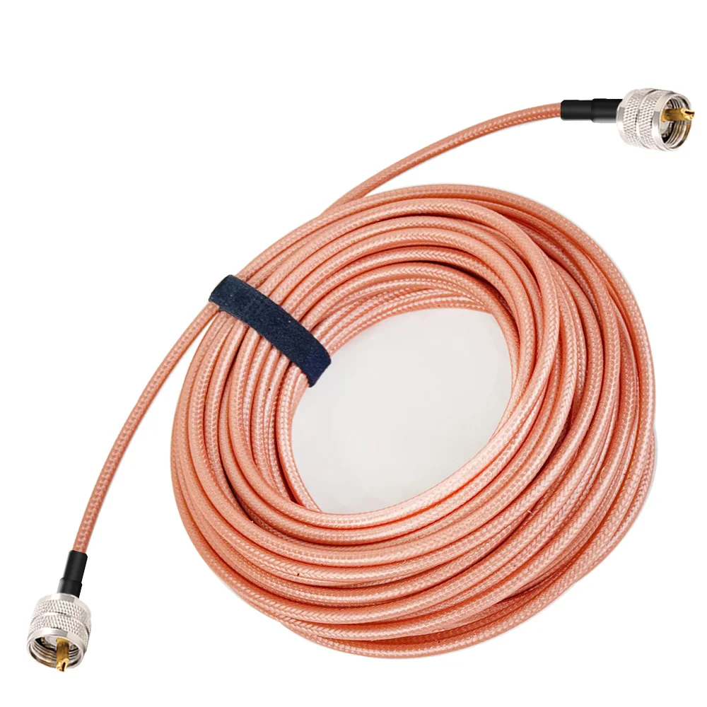 RF Coaxiale RG400 Kabel PL259 UHD Stekker Recht 90 Graden SO239 UHF Vrouwelijke Laag Verlies 50 Ohm RF Coaxiale Kabel Jumper Adapter - afbeelding 2
