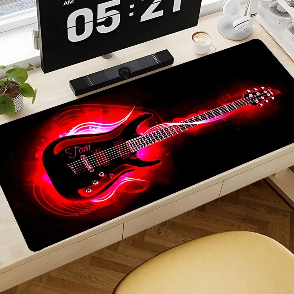 Gibson Guitar Black Mouse Pad Mouse Pad Gaming Mousepad Speed Desk Mat Laptop Gaming Mats For Office Carpet Desk Accessories