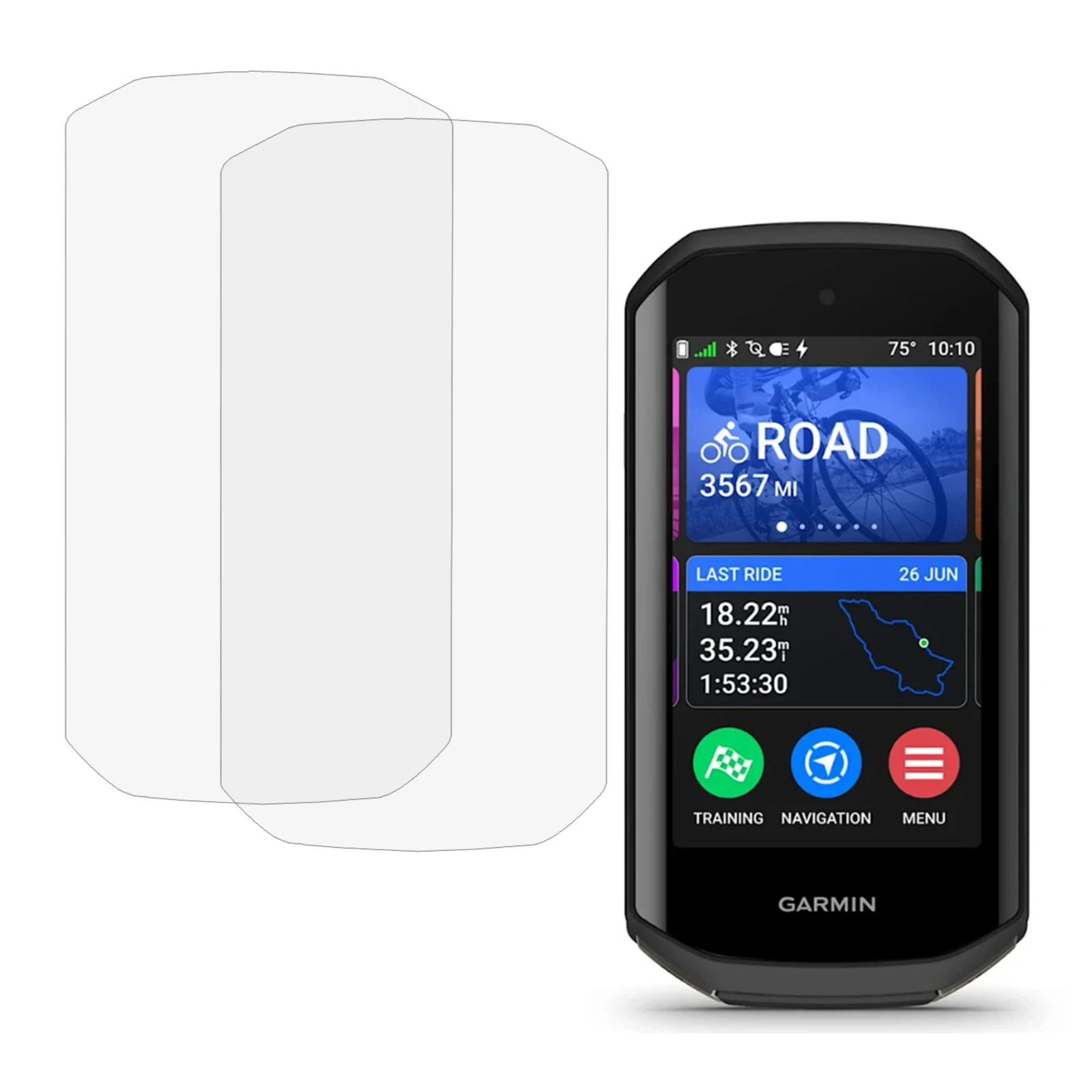 Protecteur d'cran pour ordinateur de vlo Garmin Edge 1050, 2 pices, Film TPU transparent