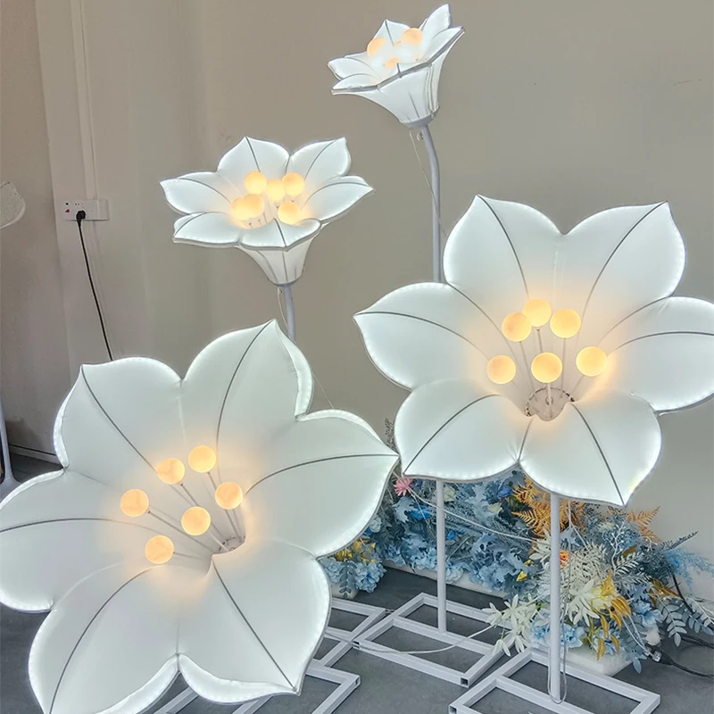 SOFITY Modern Morning Glory Wedding Lights Festive AtmosphereLED Light for Party Stage Road Lead Background Decoration