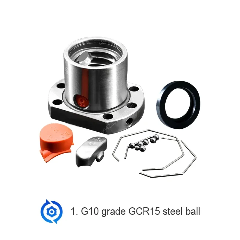 

NewHLTNC Ball Screw Set SFU2510 100-6000mm With Ball Nut End Machine With BK20/BF20 Support+nut Holder+coupling For CNC Router