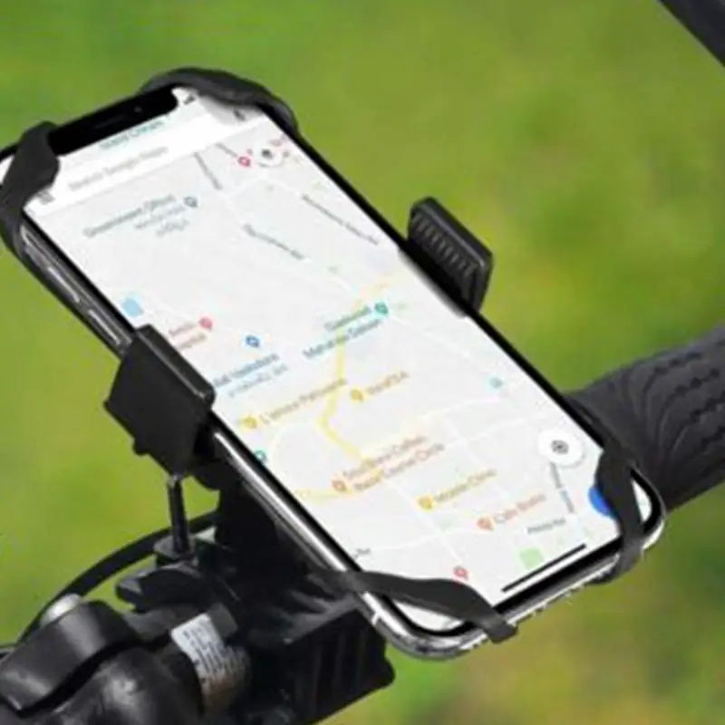 Silicone Phone Mount Tether Elastic Silicone Phone Mount Tether User-Friendly Riding Accessories Outdoor Cell Phone Mount For