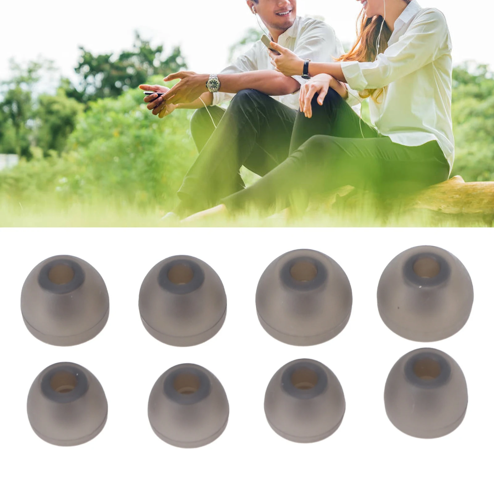 Silicone Eartips Replacement Noise Reduction Comfortable Earbud for Sony ‑1000XM3 ‑1000XM4 Earplug Accessories