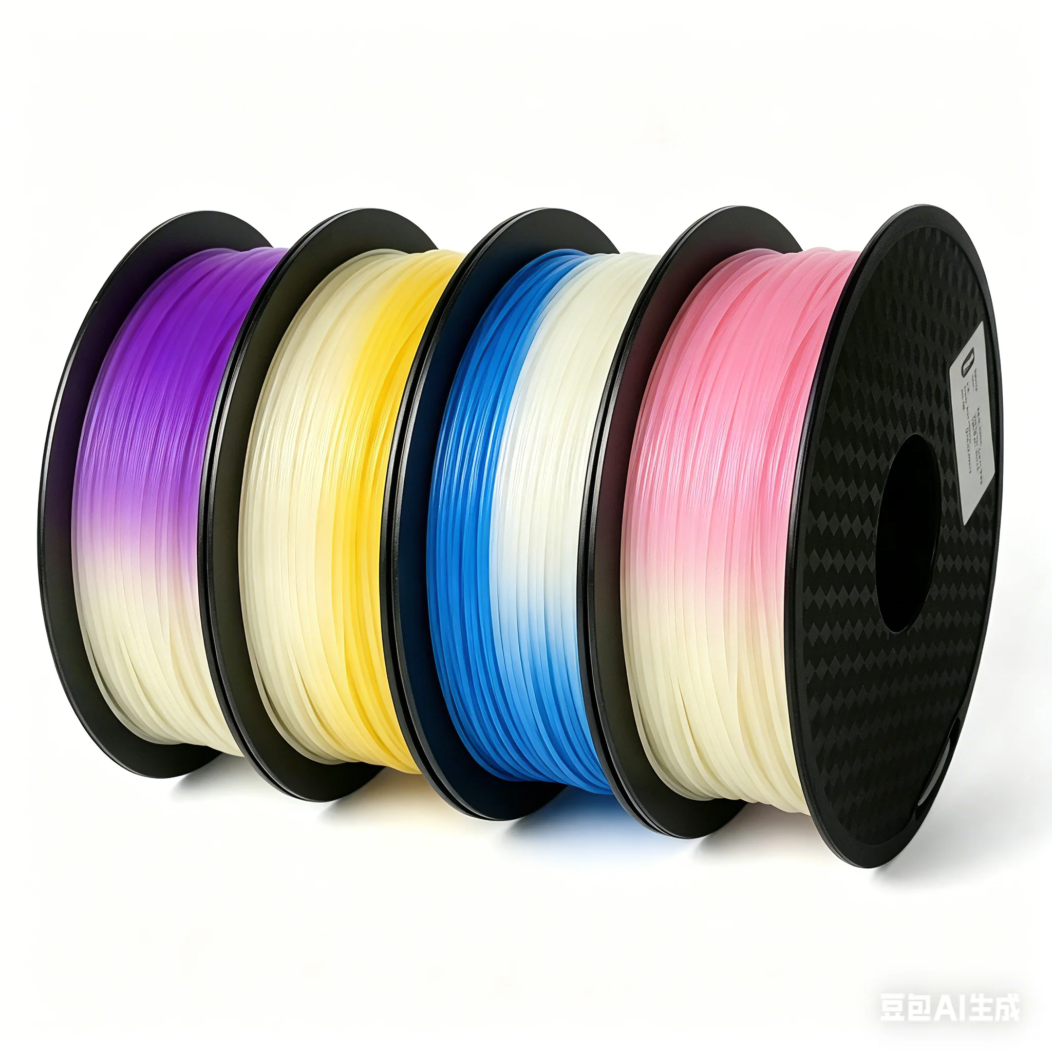 

Sunlight Color Change PLA Filament 1kg 1.75mm UV Reaction 3D Printer Filament PLA White To Green Pink Blue Purple